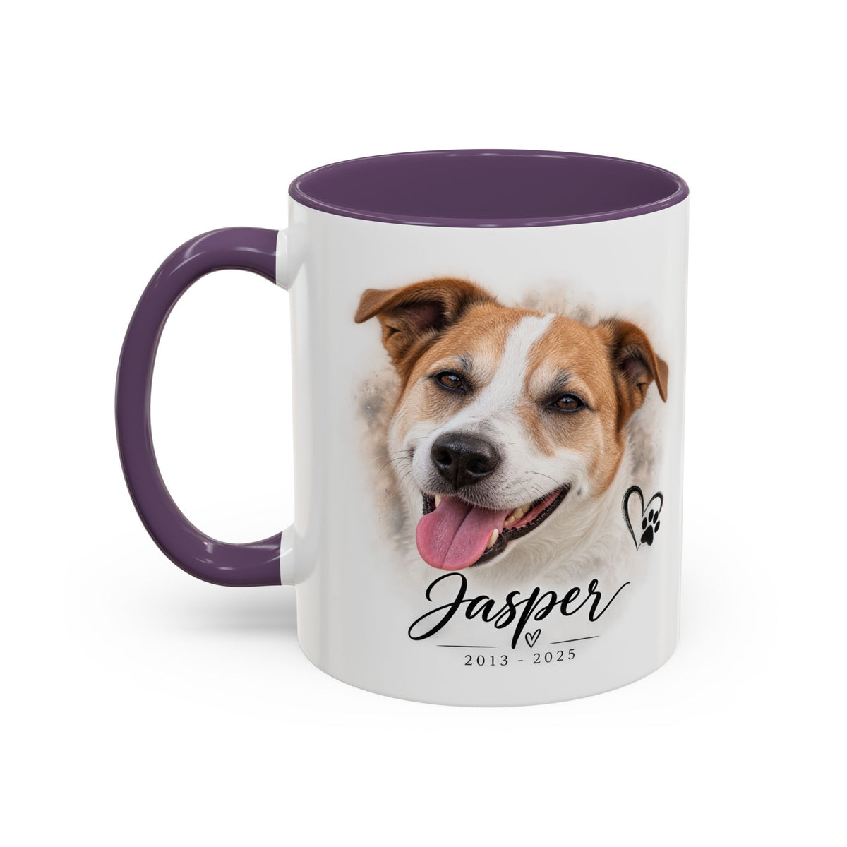 Personalized Pet Memorial Coffee Mug — Custom Dog Photo & Name (11/15oz)