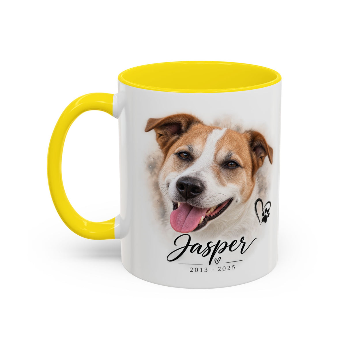 Personalized Pet Memorial Coffee Mug — Custom Dog Photo & Name (11/15oz)