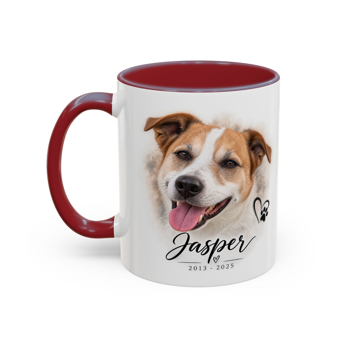 Personalized Pet Memorial Coffee Mug — Custom Dog Photo & Name (11/15oz)