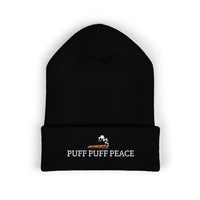 Puff Puff Peace Embroidered Beanie
