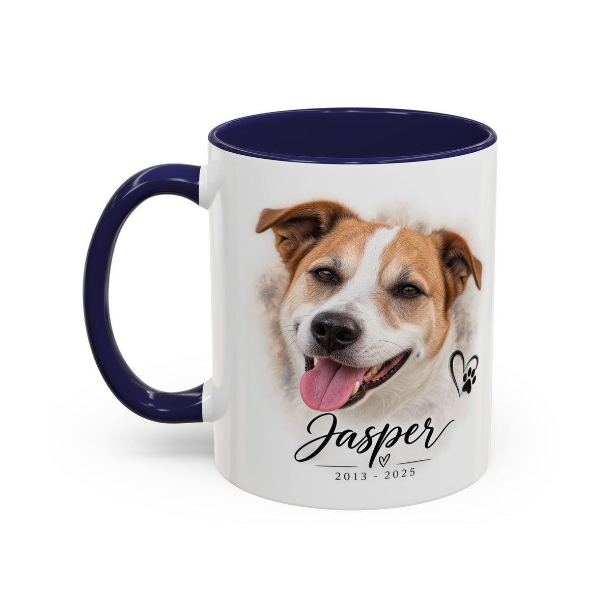 Personalized Pet Memorial Coffee Mug — Custom Dog Photo & Name (11/15oz)