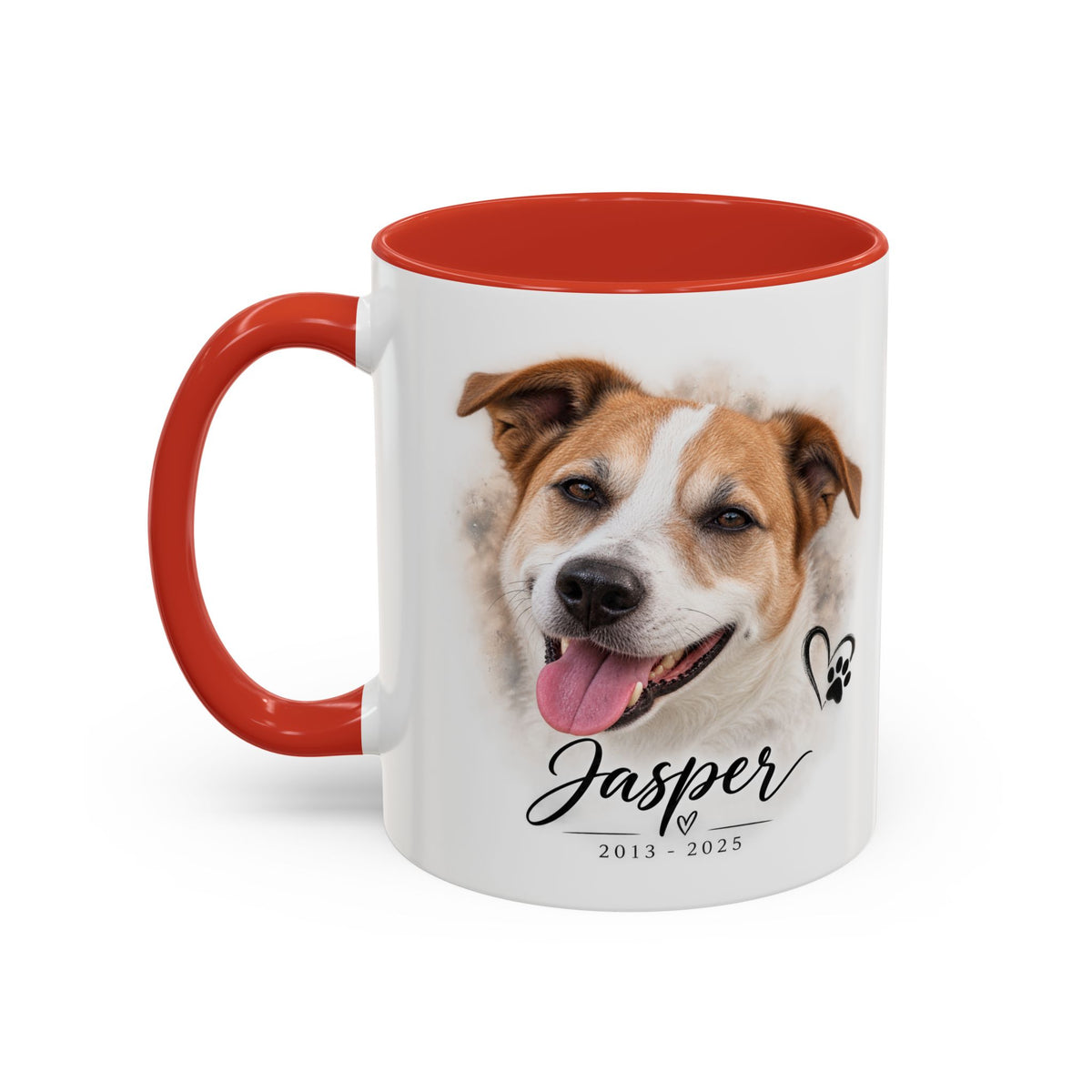 Personalized Pet Memorial Coffee Mug — Custom Dog Photo & Name (11/15oz)
