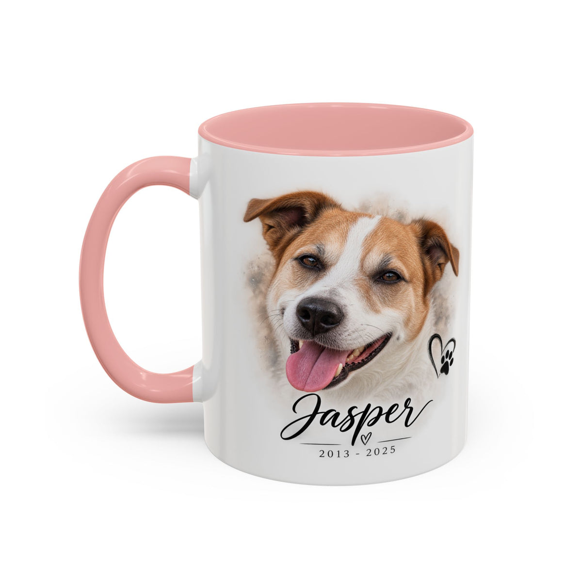 Personalized Pet Memorial Coffee Mug — Custom Dog Photo & Name (11/15oz)