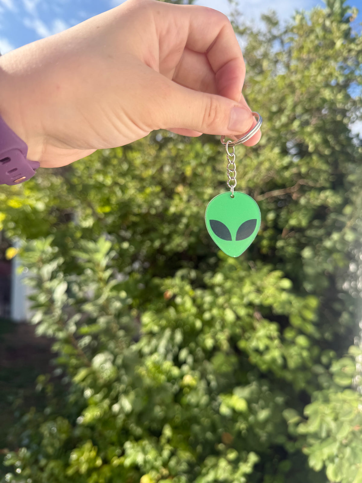 Handmade Alien Keychain – Choose Your Color