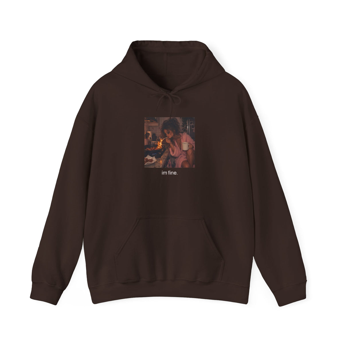 Cozy Candlelight Vintage Art Hoodie — Warm Romantic Graphic Sweatshirt