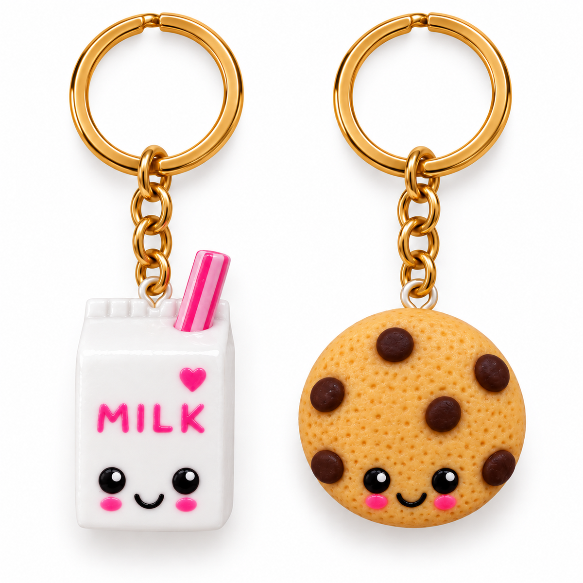 Milk & Cookie Best Friend Keychain Set