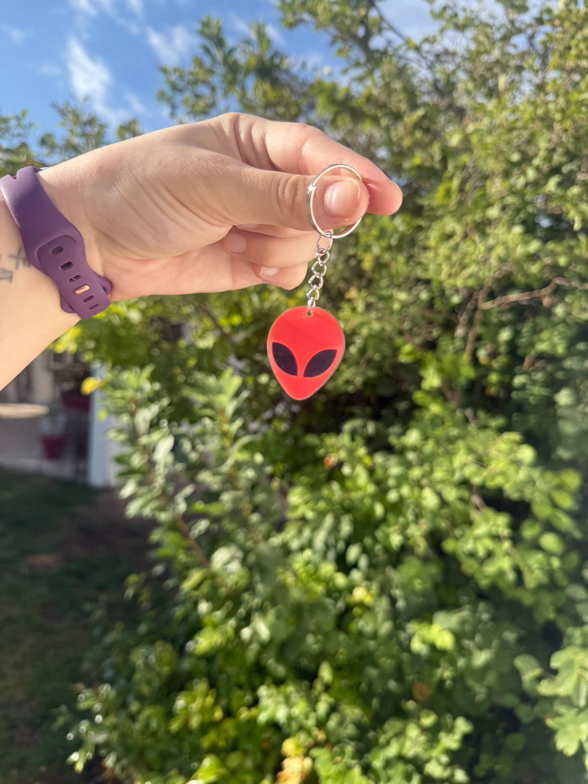 Handmade Alien Keychain – Choose Your Color