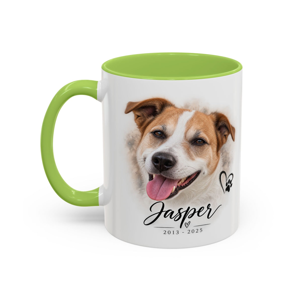 Personalized Pet Memorial Coffee Mug — Custom Dog Photo & Name (11/15oz)