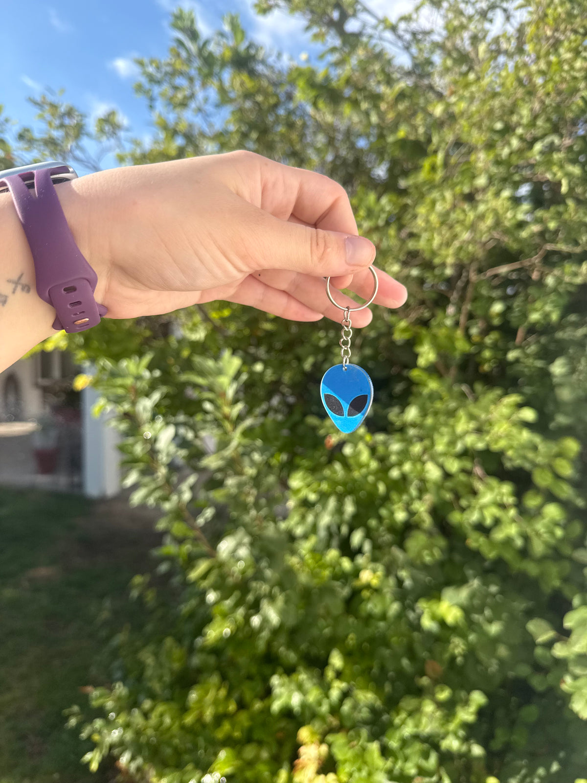 Handmade Alien Keychain – Choose Your Color