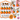 Orange Polymer Clay Charms – Pack of 8 | Mini Fruit Charms