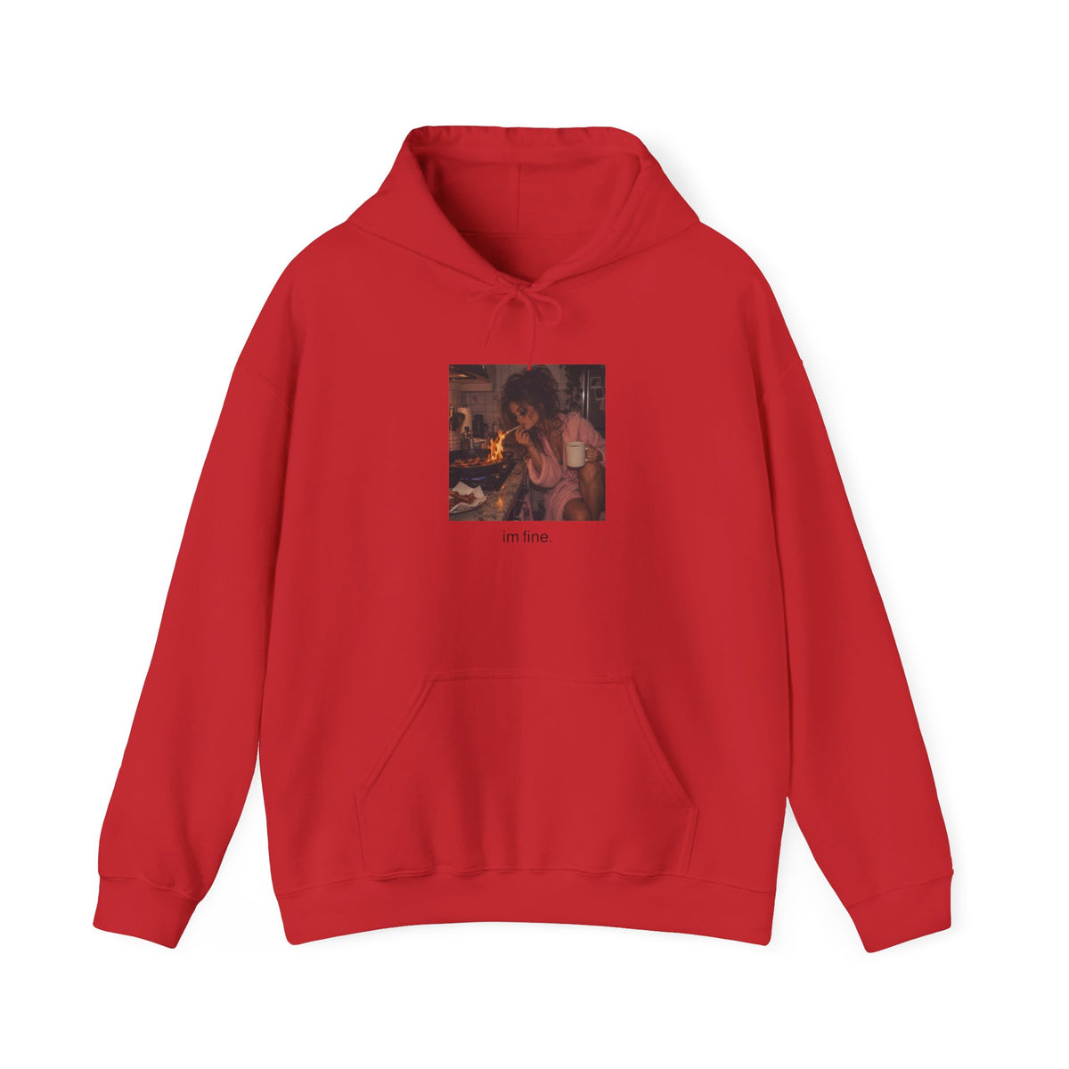 Cozy Candlelight Vintage Art Hoodie — Warm Romantic Graphic Sweatshirt