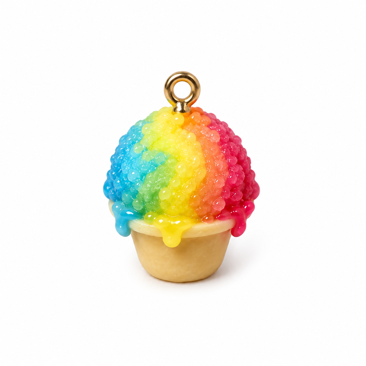 Rainbow Snow Cone Charms – 4 Pack