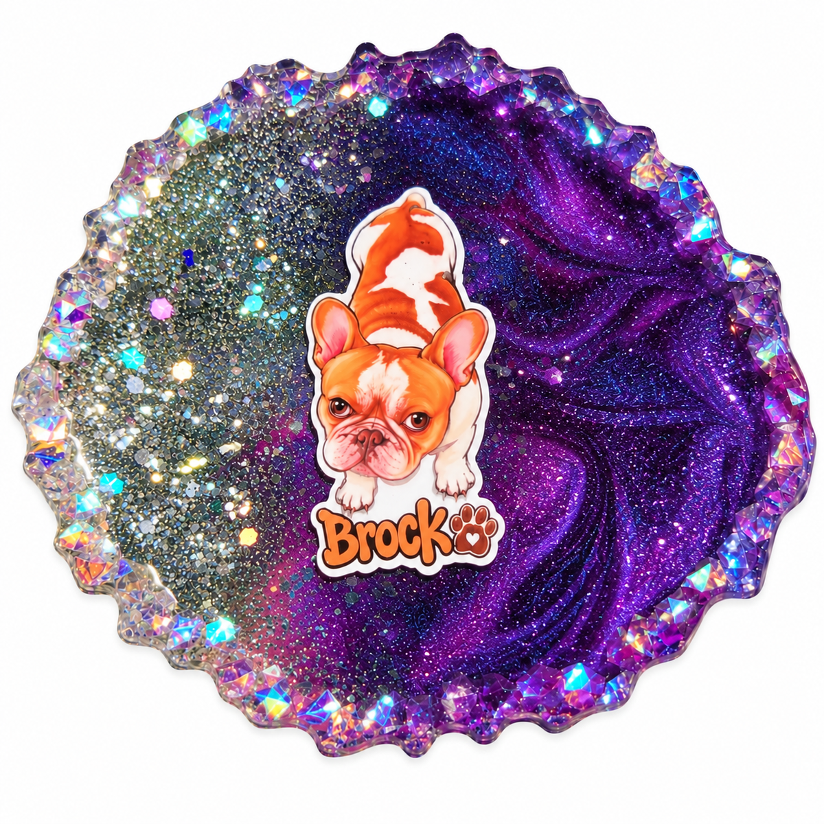 Custom dog coaster