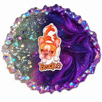 Custom dog coaster
