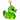 Neon Green Alien Duck Charms – Pack of 4 | DIY Craft Charms