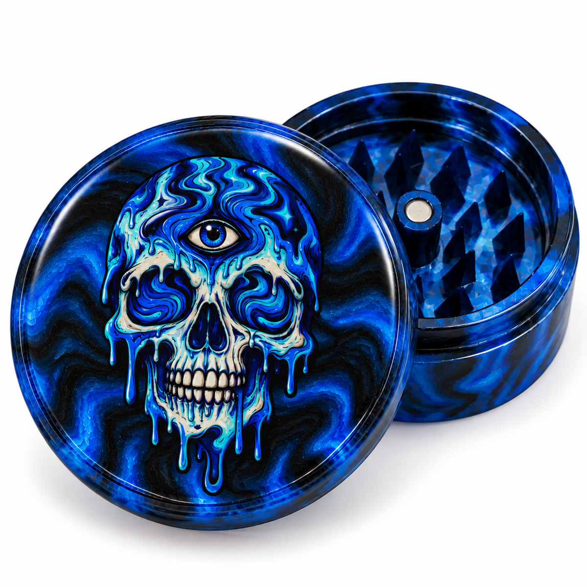 Trippy Skull Resin Grinder | Choose Your Color