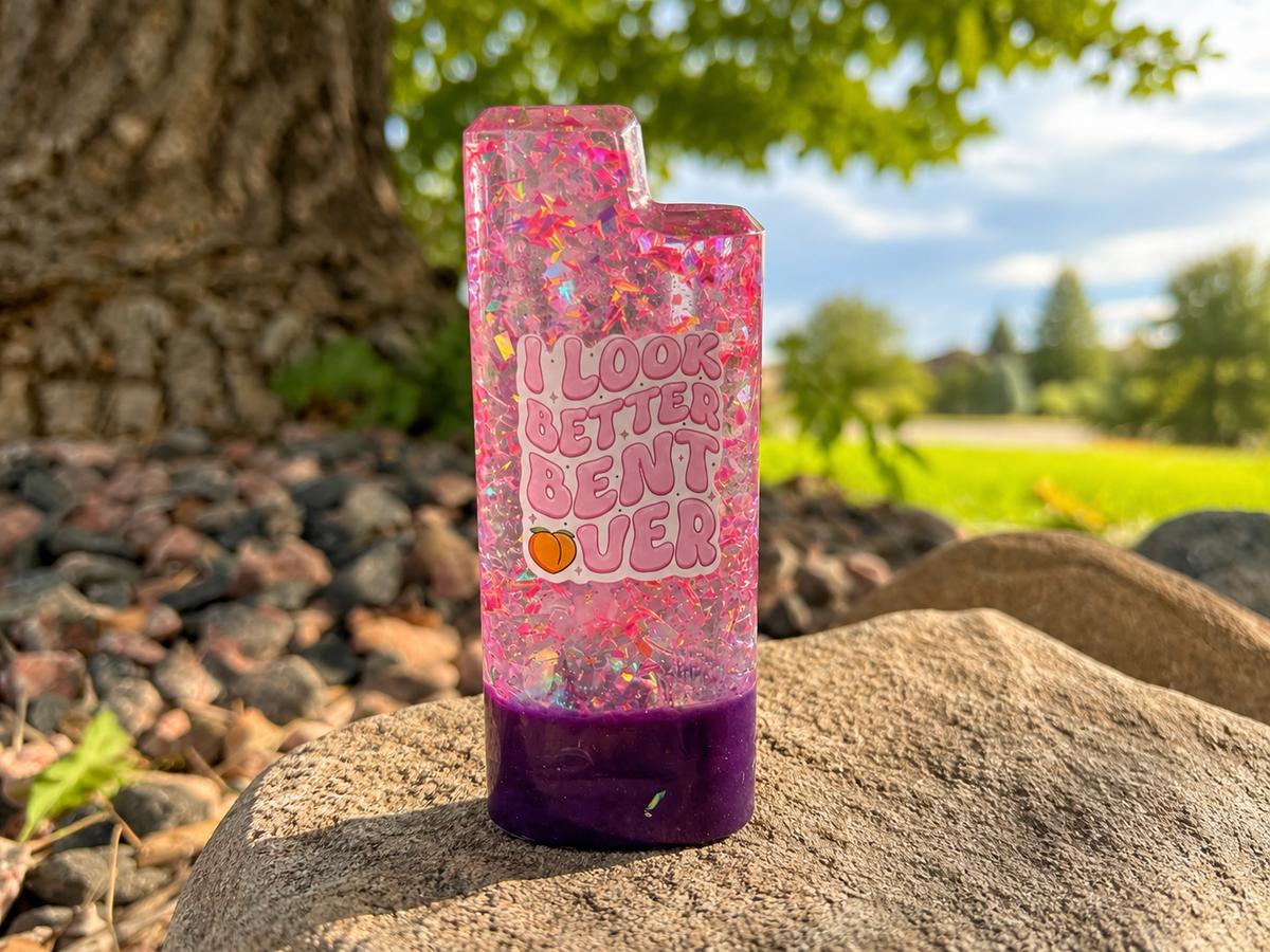 I Look Better Bent Over – Handmade Resin Lighter Case