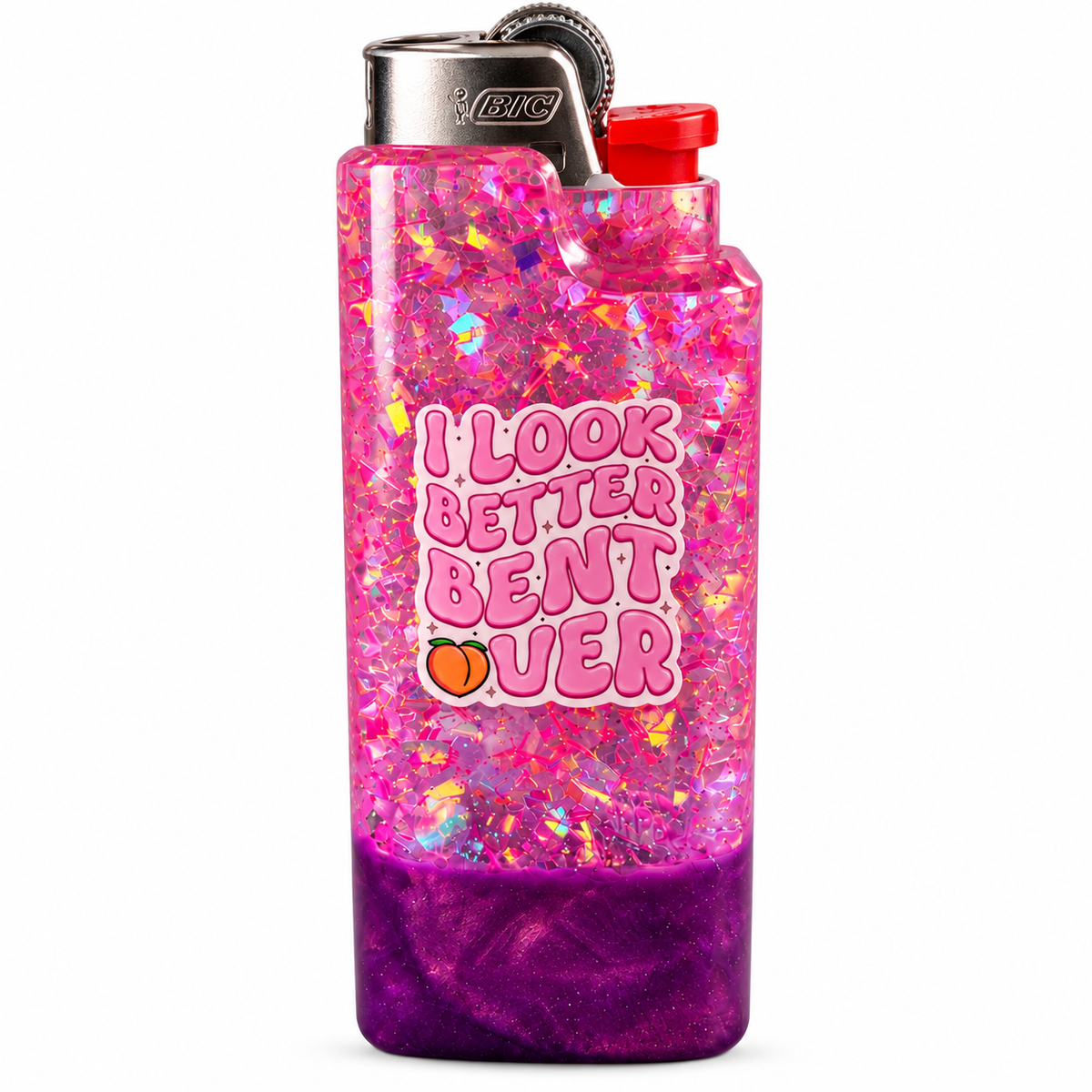 I Look Better Bent Over – Handmade Resin Lighter Case