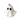 8-Pack Handmade Ghost Polymer Clay Charms