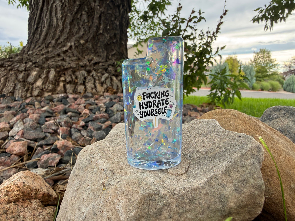 Fucking Hydrate Yourself – Handmade Resin Lighter Case